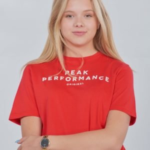 Peak Performance Jr Orig T T-Paita Punainen