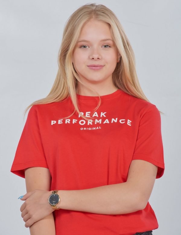 Peak Performance Jr Orig T T-Paita Punainen