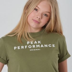 Peak Performance Jr Orig T T-Paita Vihreä