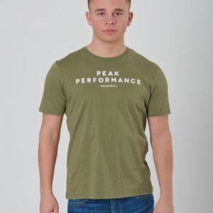 Peak Performance Jr Orig T T-Paita Vihreä