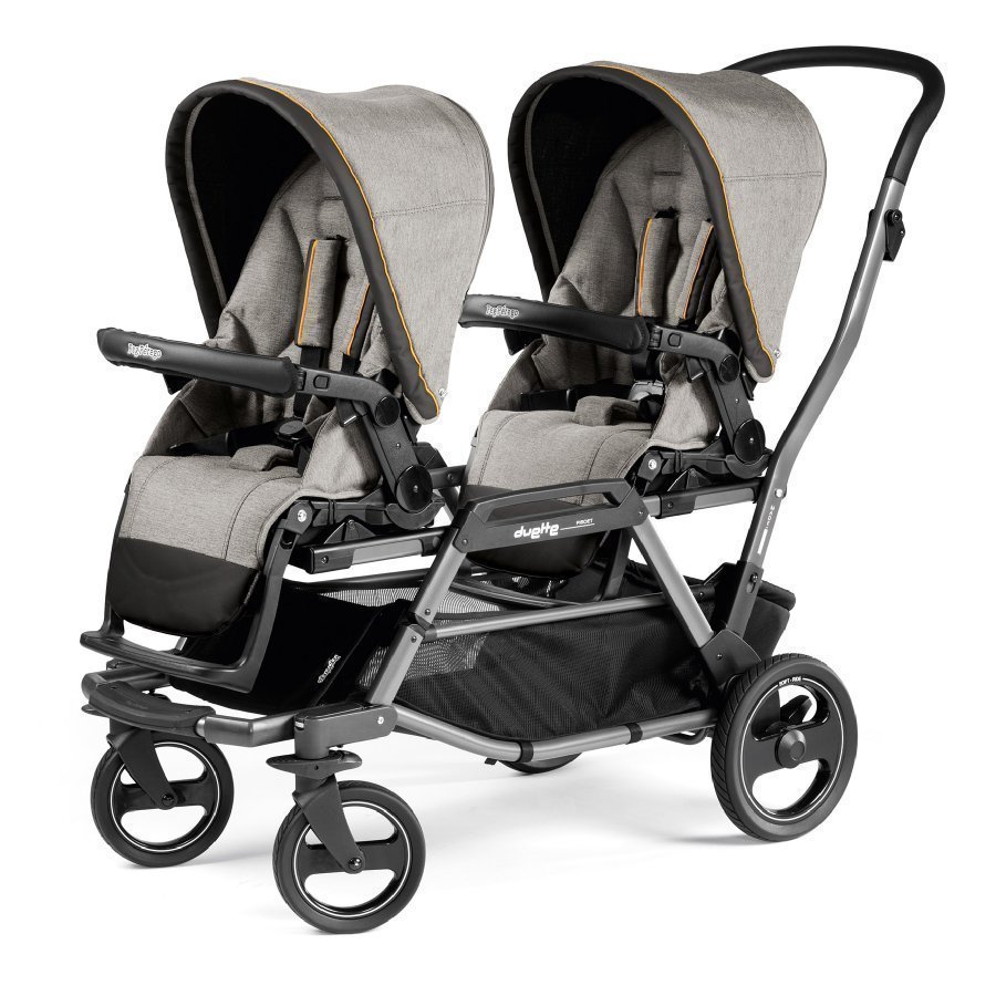 Peg Perego Duette Piroet Luxe Grey Kaksosrattaat