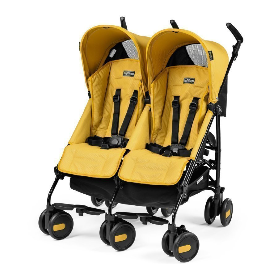 Peg Perego Pliko Mini Twin Mod Yellow Kaksosrattaat