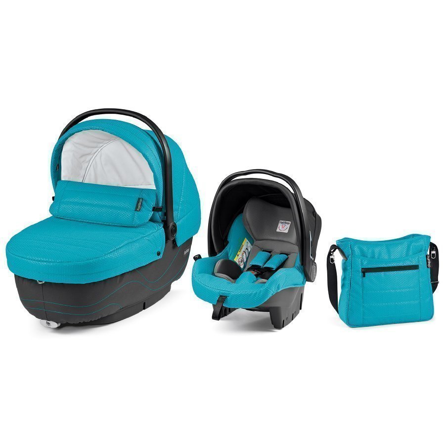 Peg Perego Set Xl Vaunukoppa Turvakaukalo Hoitolaukku Bloom Scuba