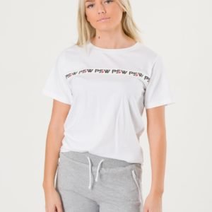 Perrelli Street Wear Jordan Ss Tee T-Paita Valkoinen