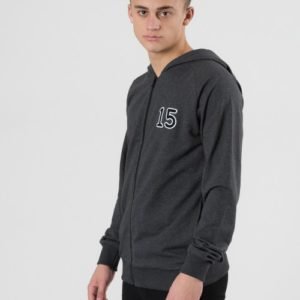 Perrelli Street Wear Kyrie Zip Hood Huppari Harmaa