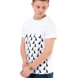 Perrelli Street Wear Walton Ss Tee T-Paita Valkoinen