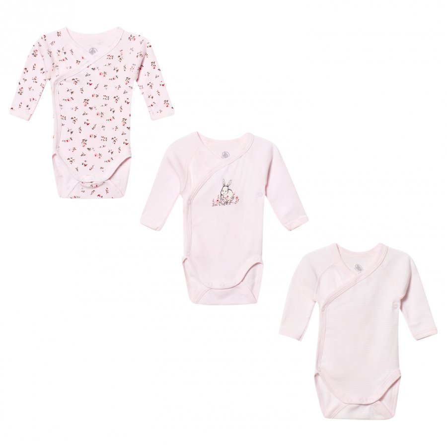 Petit Bateau 3-Pack Wrap Body