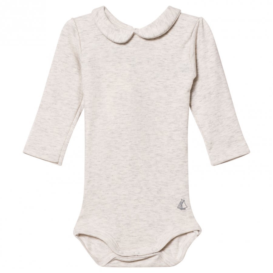 Petit Bateau Baby Body Grey Melange Body