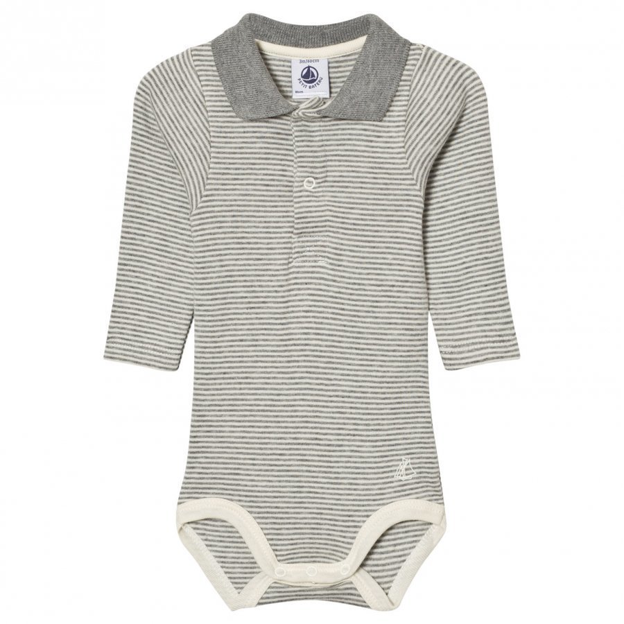 Petit Bateau Baby Body Miller Grey Creme Body