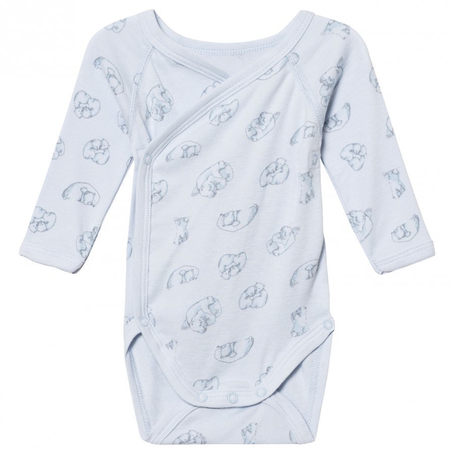 Petit Bateau Bear Blue Baby Body