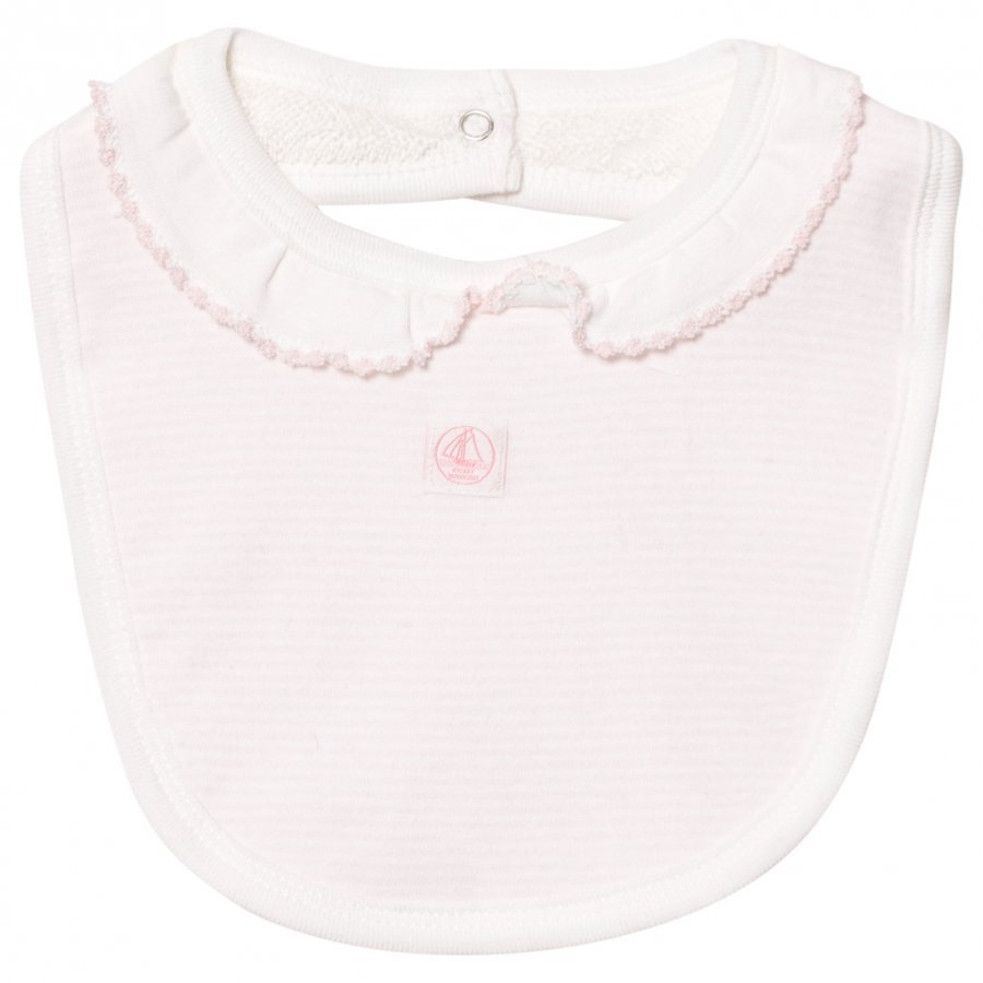 Petit Bateau Bib Pink Ruokalappu