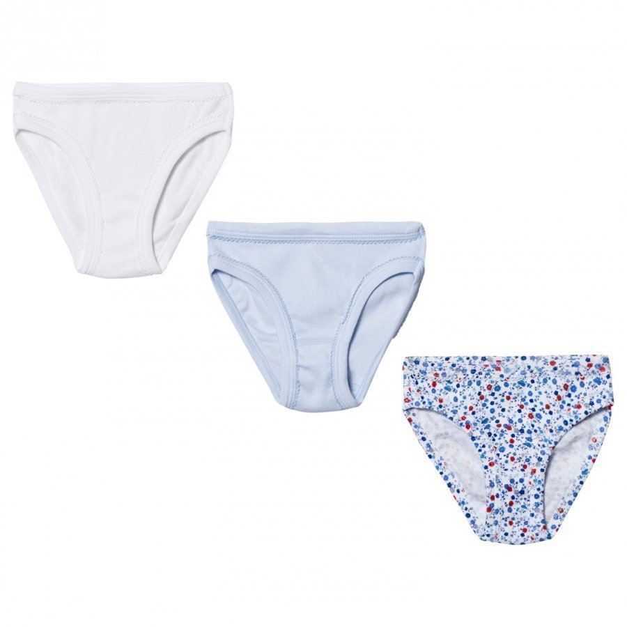 Petit Bateau Blue Panties 3 Pack Alushousut
