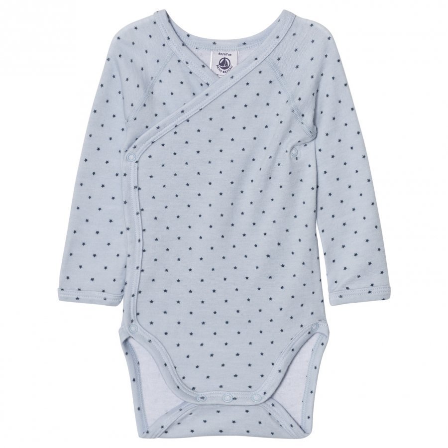 Petit Bateau Blue Star Wrap Baby Body