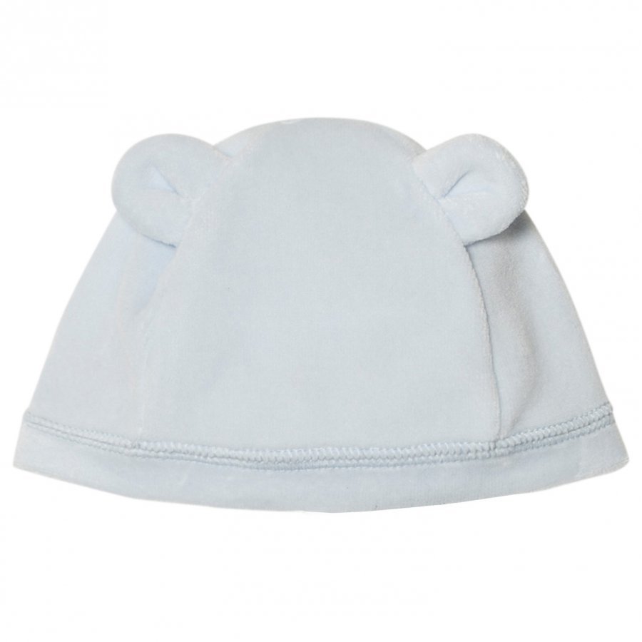 Petit Bateau Blue Velour Beanie Pipo