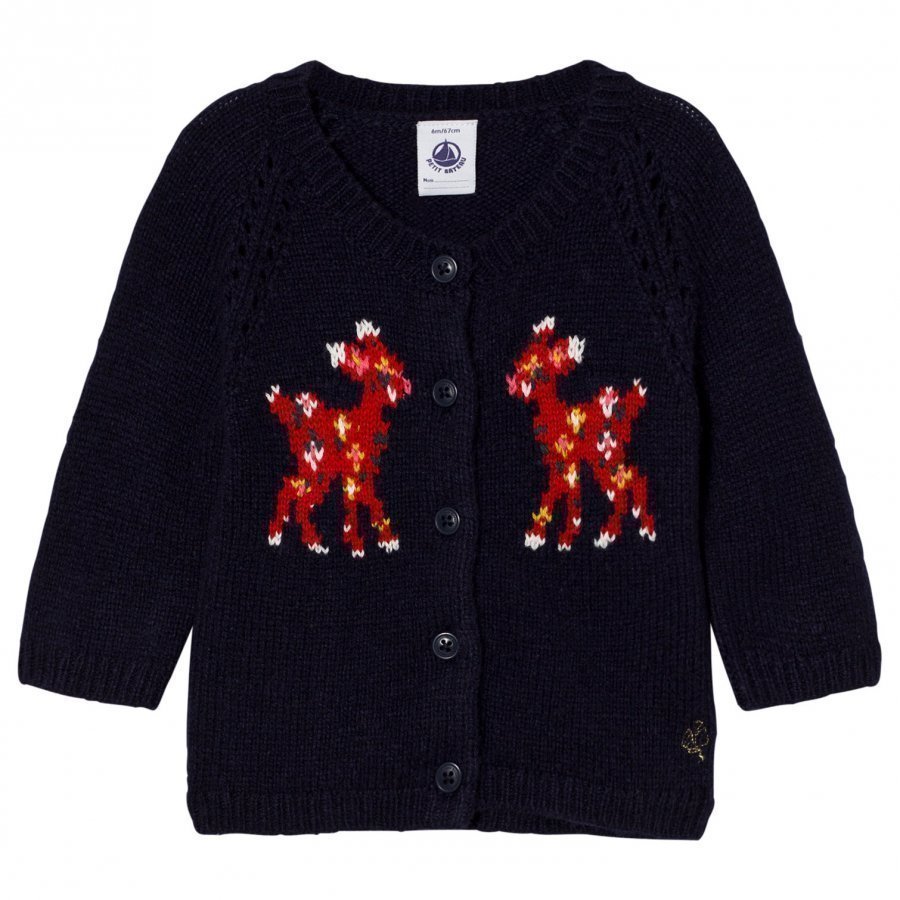 Petit Bateau Cardigan Smokin Marine Neuletakki