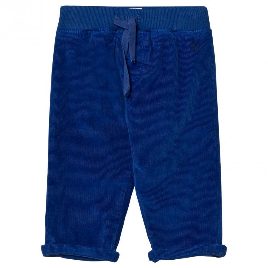 Petit Bateau Corduroy Trousers Blue Housut