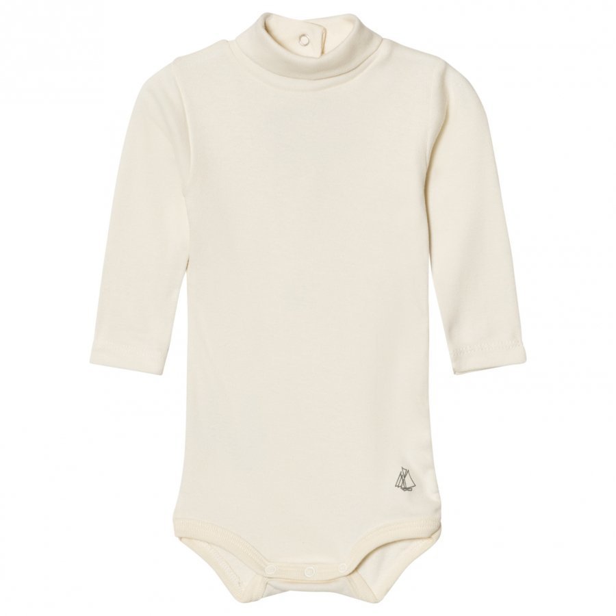 Petit Bateau Cream Turtleneck Baby Body