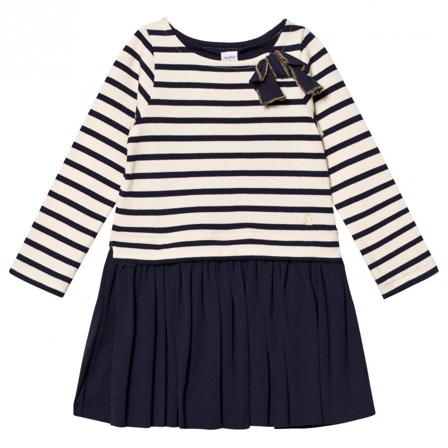 Petit Bateau Dress Creme Mekko