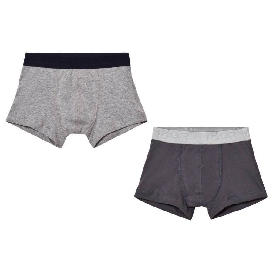 Petit Bateau Grey Boxers 2 Pack Bokserit