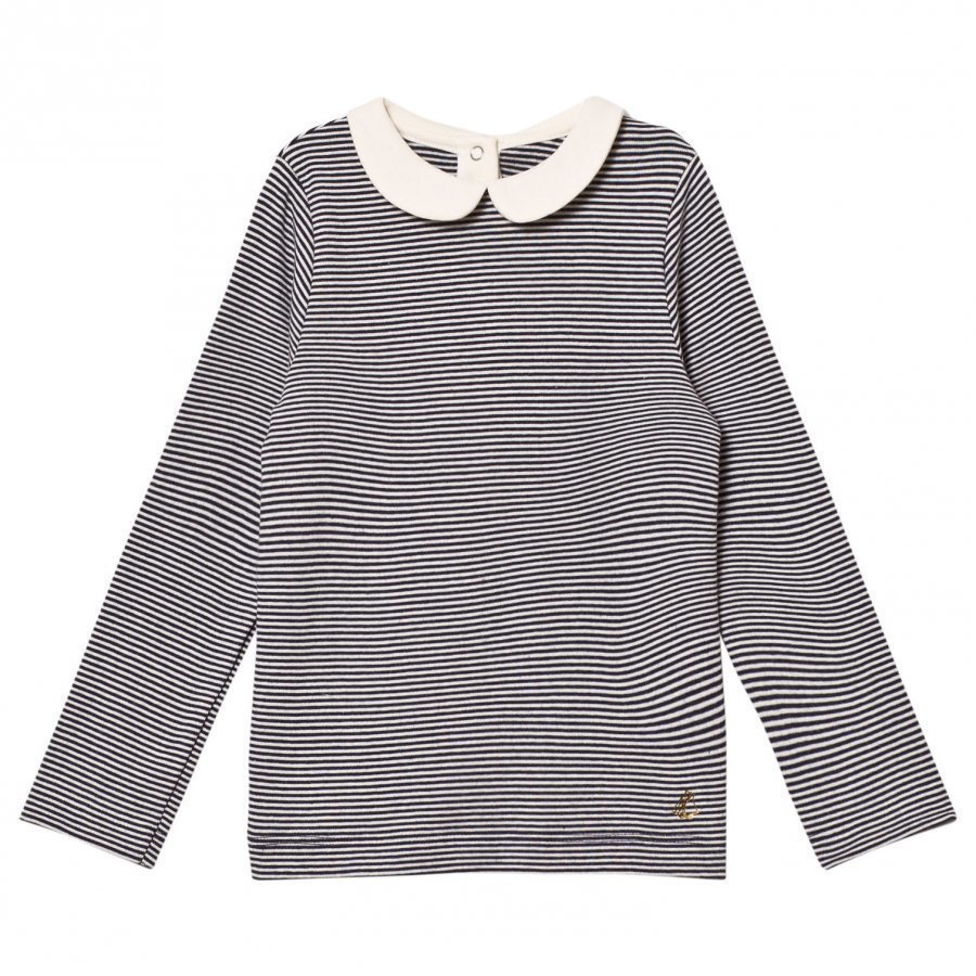 Petit Bateau Long Sleeved Ribbed Tee T-Paita