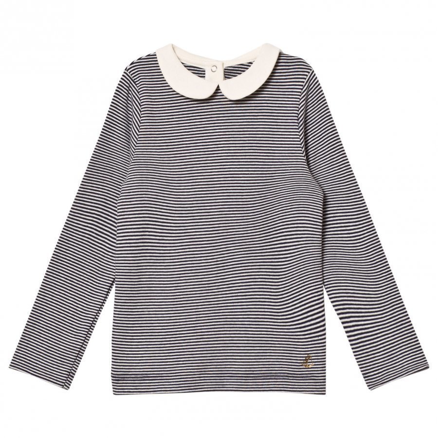 Petit Bateau Long Sleeved Ribbed Tee T-Paita