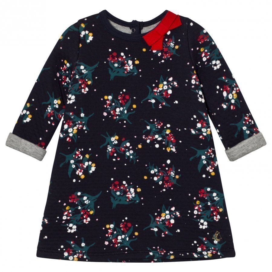 Petit Bateau Marine Flower Dress Mekko