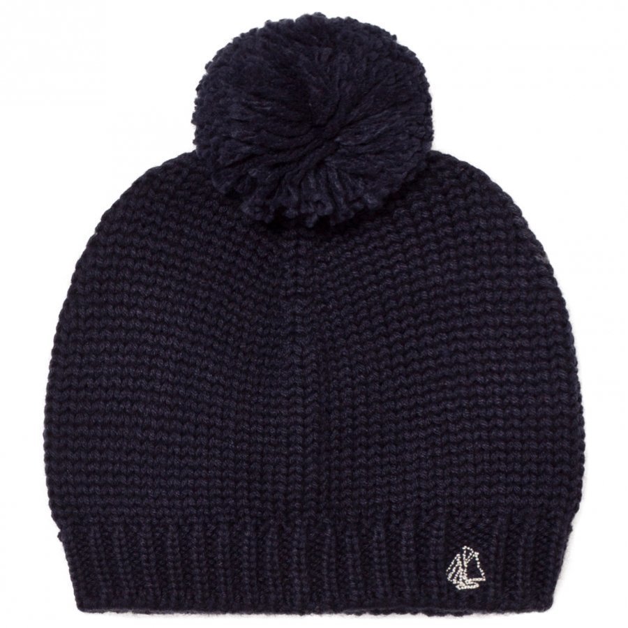 Petit Bateau Marine Knit Beanie Pipo