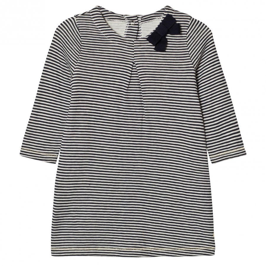 Petit Bateau Marine Stripe Dress Mekko