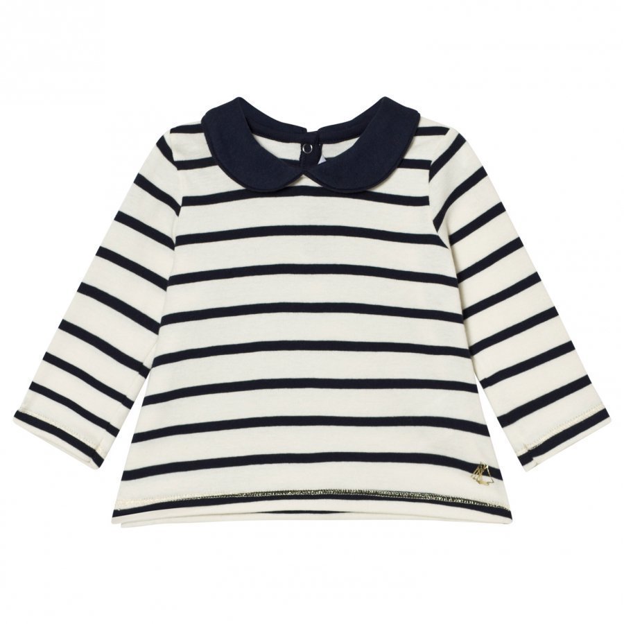 Petit Bateau Marine Stripe Top Pusero