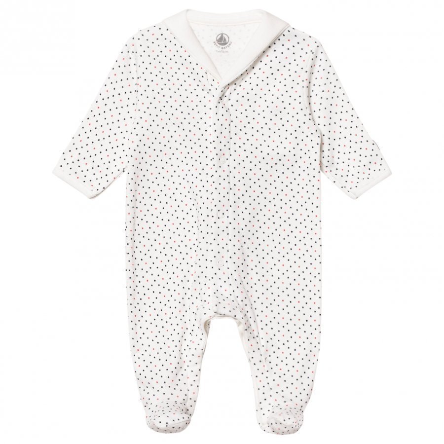 Petit Bateau Miniature Stars Footed Baby Body Cream Body