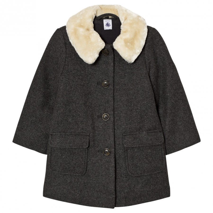 Petit Bateau Padded Coat Grey Toppatakki