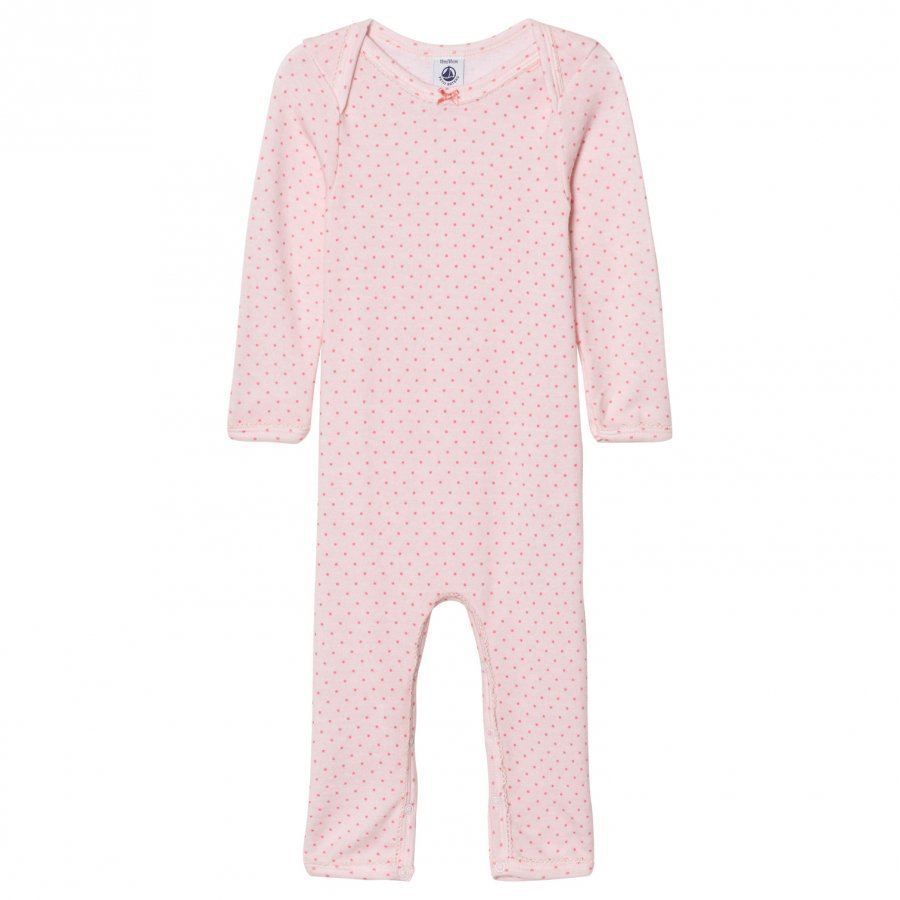 Petit Bateau Pink Dot One-Piece Body