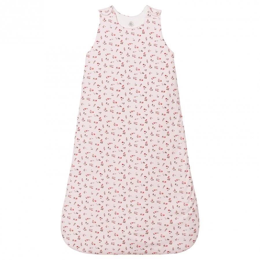 Petit Bateau Pink Floral Sleeping Bag Vauvan Makuupussi