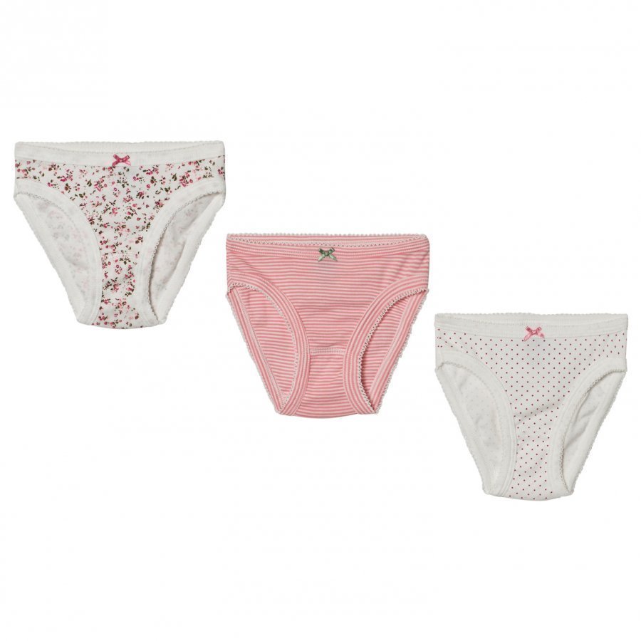 Petit Bateau Pink Panties 3 Pack Alushousut