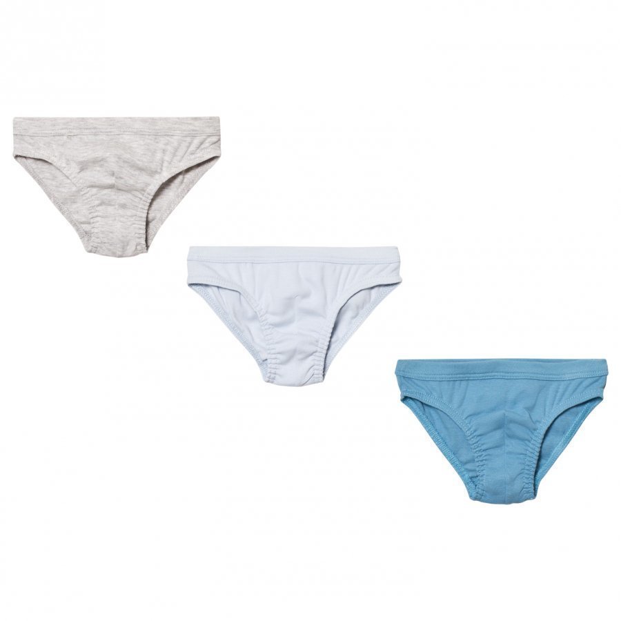 Petit Bateau Plain Briefs 3 Pack Bokserit