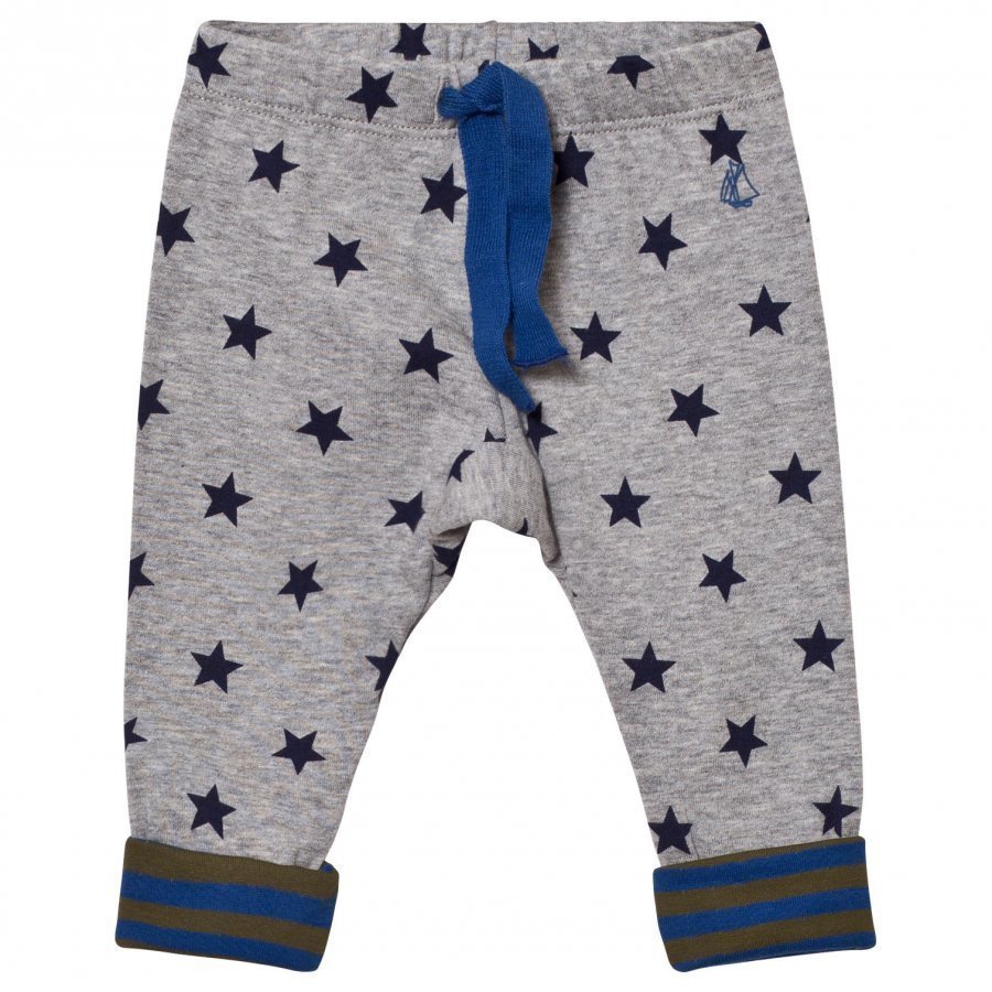 Petit Bateau Soft Pants Grey Marine Housut