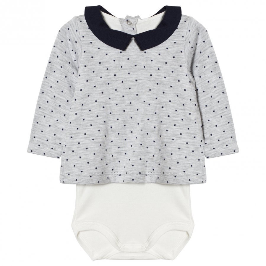 Petit Bateau Star Print Baby Body