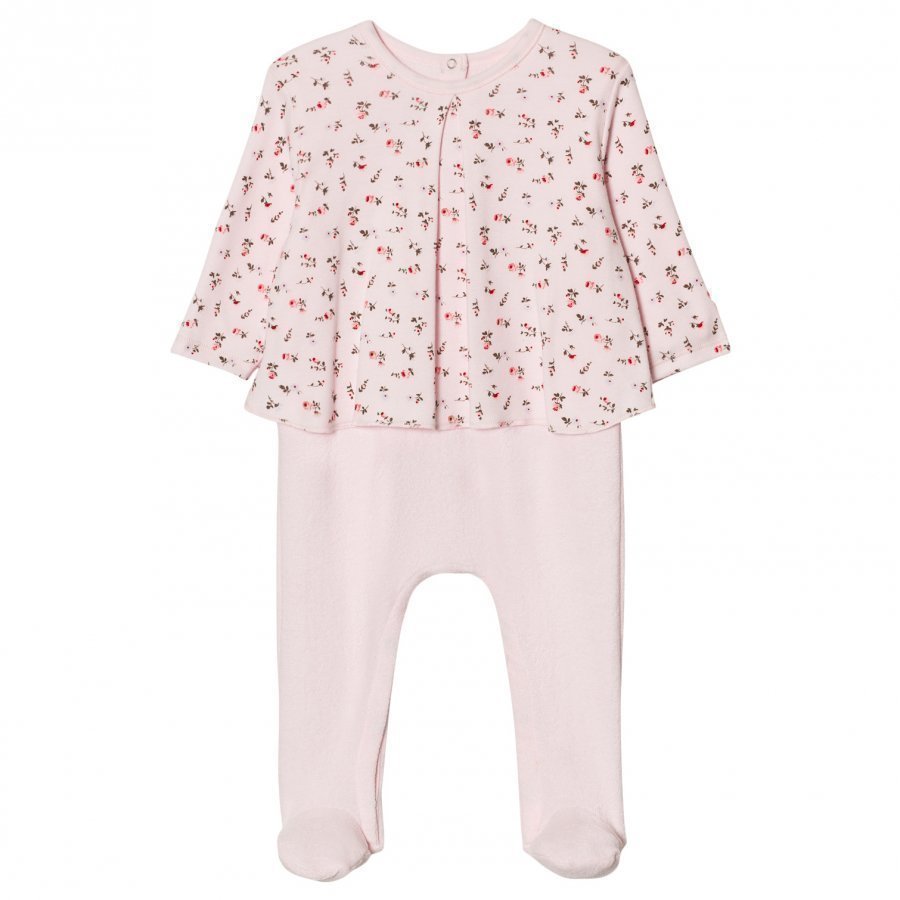 Petit Bateau Vienne Pink Footed Baby Body