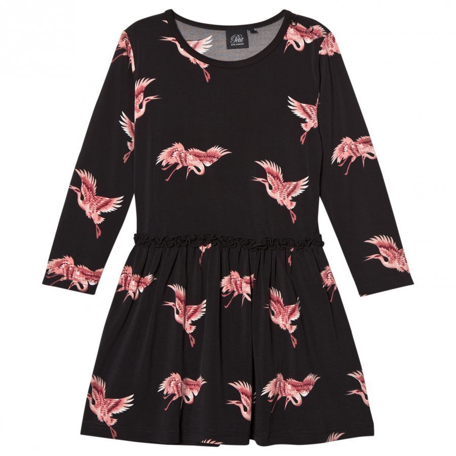 Petit By Sofie Schnoor Bird Dress Black Mekko