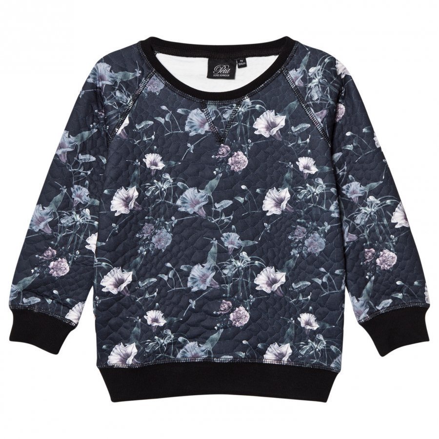 Petit By Sofie Schnoor Sweater Black Floral Oloasun Paita