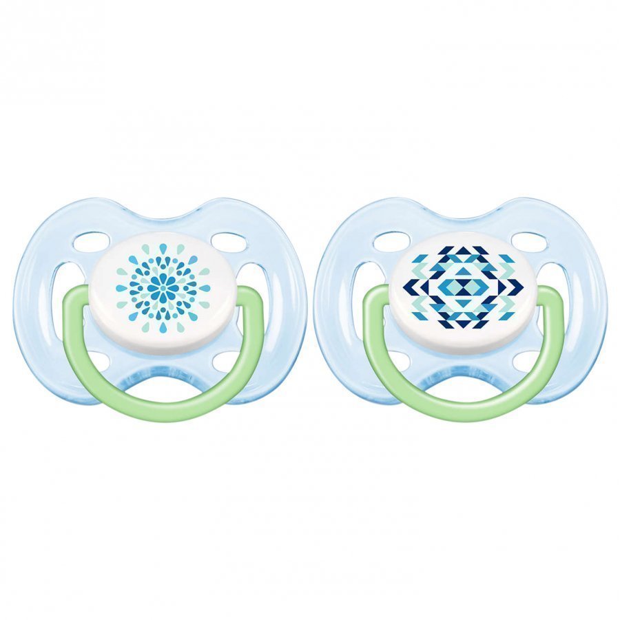 Philips Avent Freeflow Soother 0-6m 2 Pack Blue Tutti