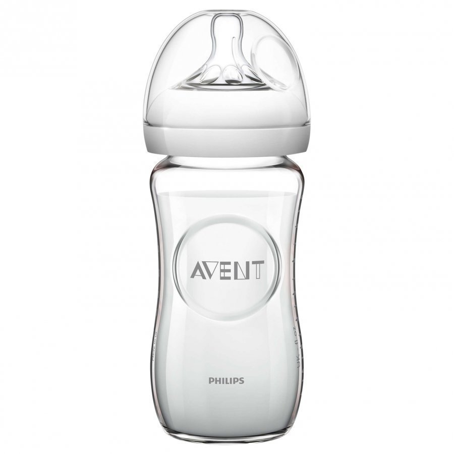 Philips Avent Natural Glass Feeding Bottle 240 Ml 8 Oz 0m+ Tuttipullo