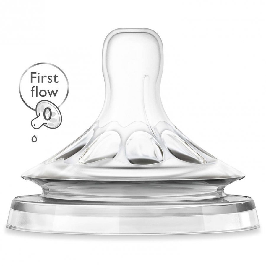 Philips Avent Natural Teat First Flow 0m 2 Pack Tuttipullo