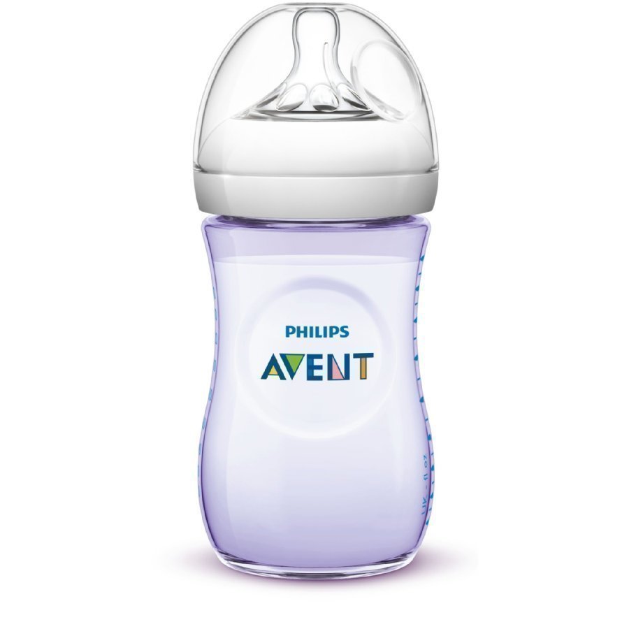 Philips Avent Scf693/14 Natural Tuttipullo 260 Ml 1+ Kk Violetti