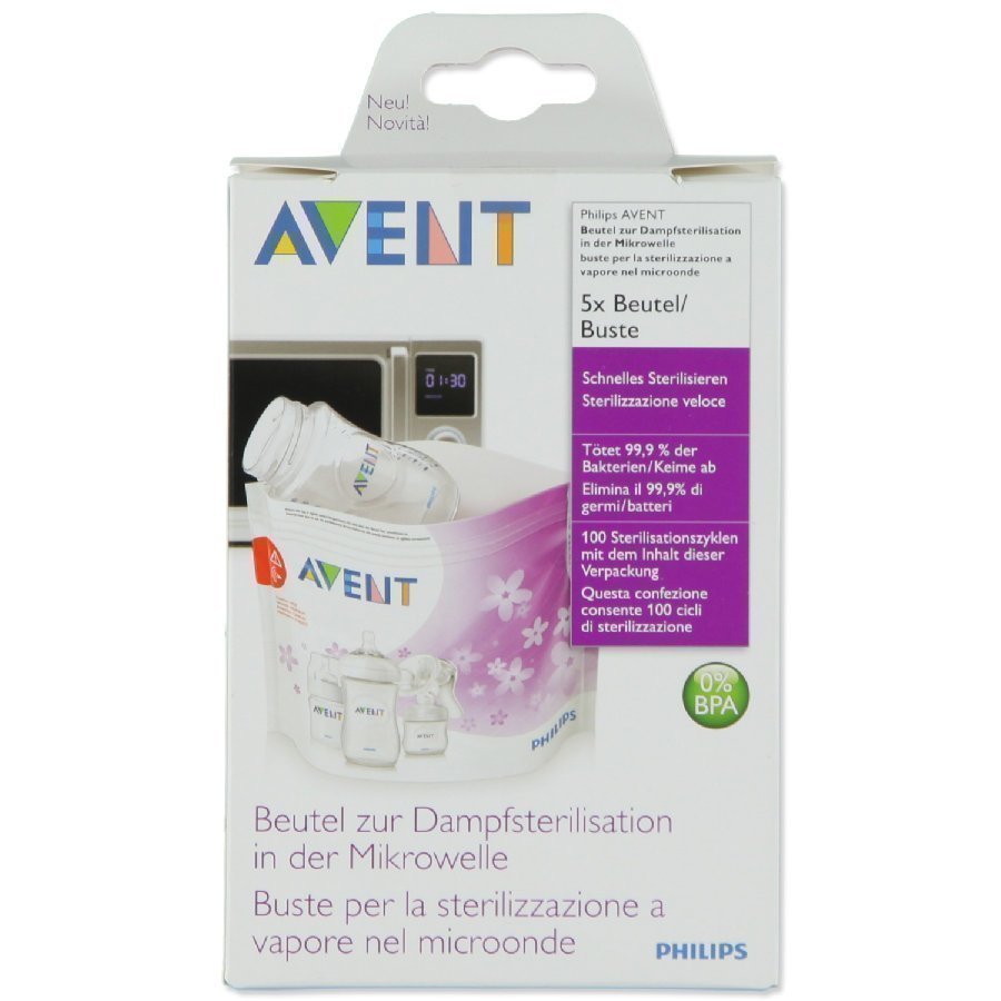 Philips Avent Sterilointipussit Mikroon