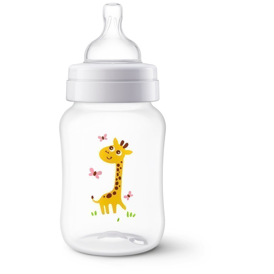 Philips Avent Tuttipullo Classic + Scf574/12 260 Ml 1+ Kk Kirahvi