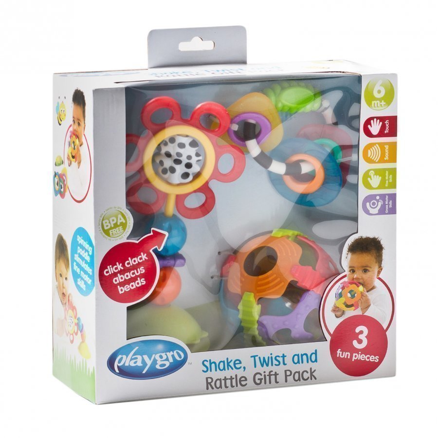 Playgro Shake Twist And Rattle Gift Pack Helistin