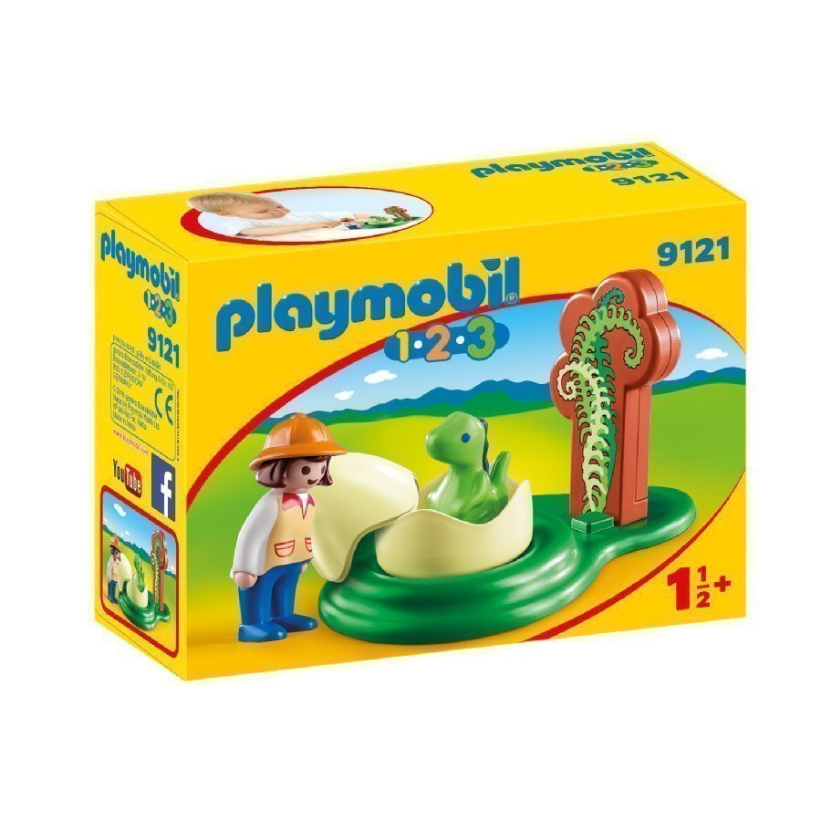 Playmobil 1 2 3 Dinosauruksen Poikanen 9121