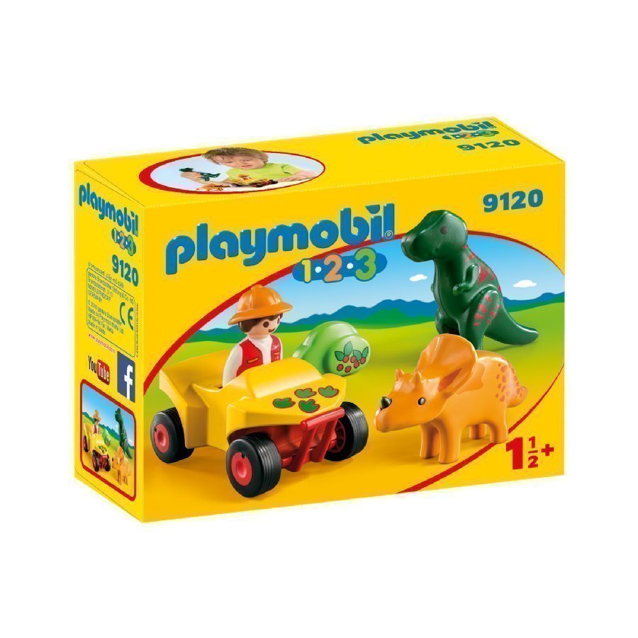 Playmobil 1 2 3 Dinosaurustutkija 9120