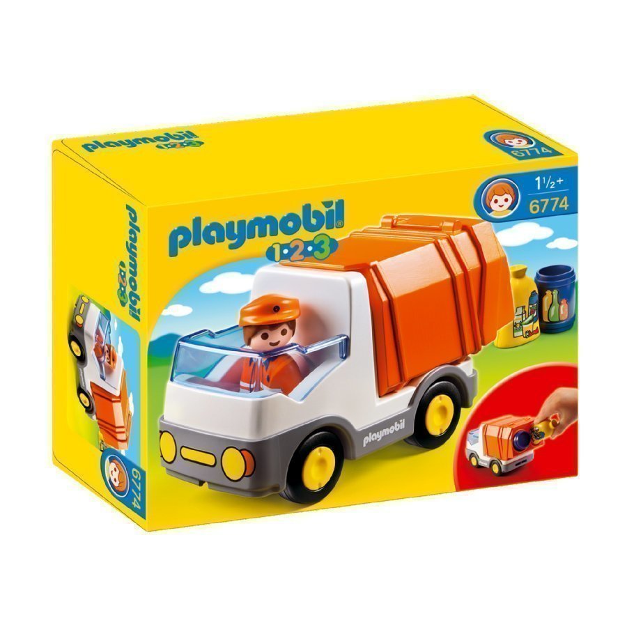 Playmobil 1 2 3 Jäteauto 6774